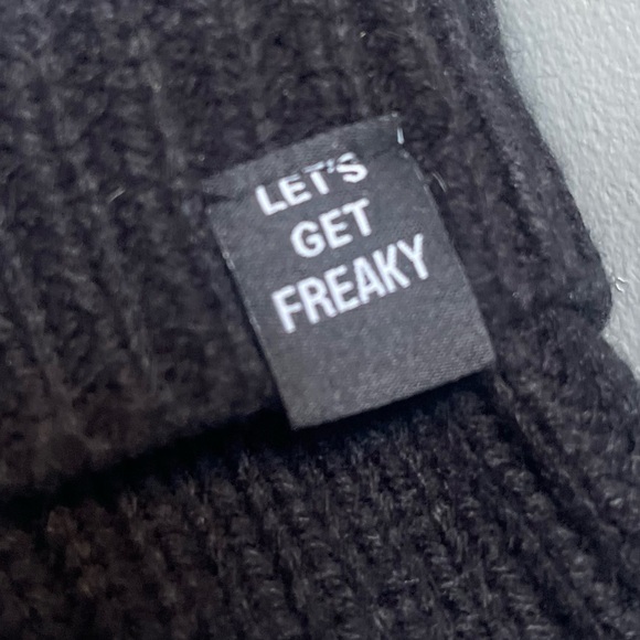 Dora Killstar Black Sweater lace up dress - Picture 3 of 6